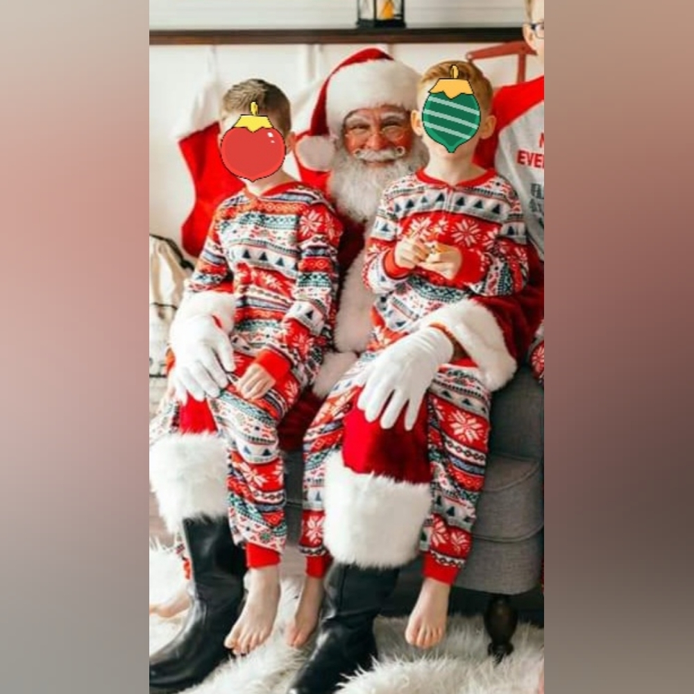 Christmas pajamas - Unisex Youth Size 8